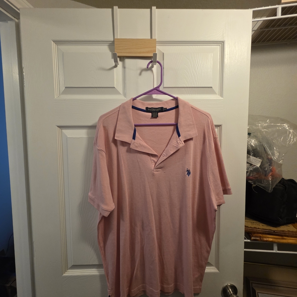 U.S. Polo Assn. Pink Men's Polo Shirt